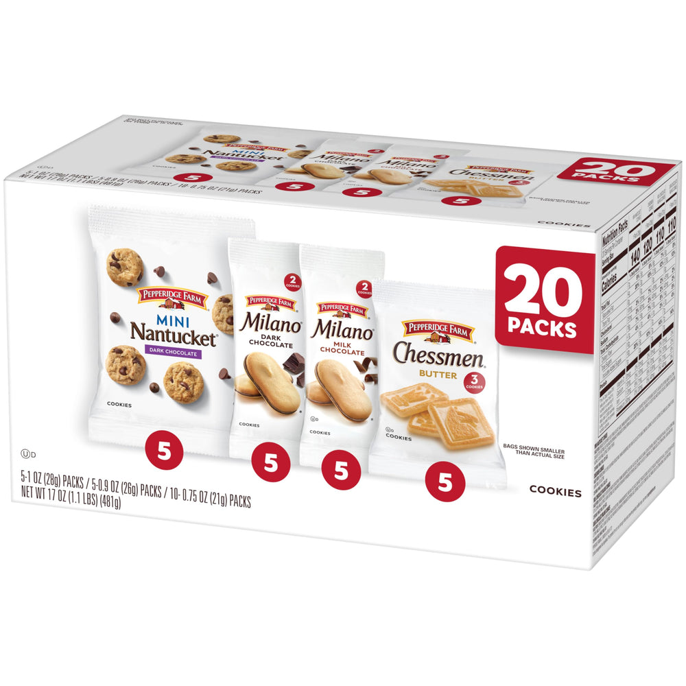 Pepperidge Farm Cookies snack packs on-the-go for quick treats