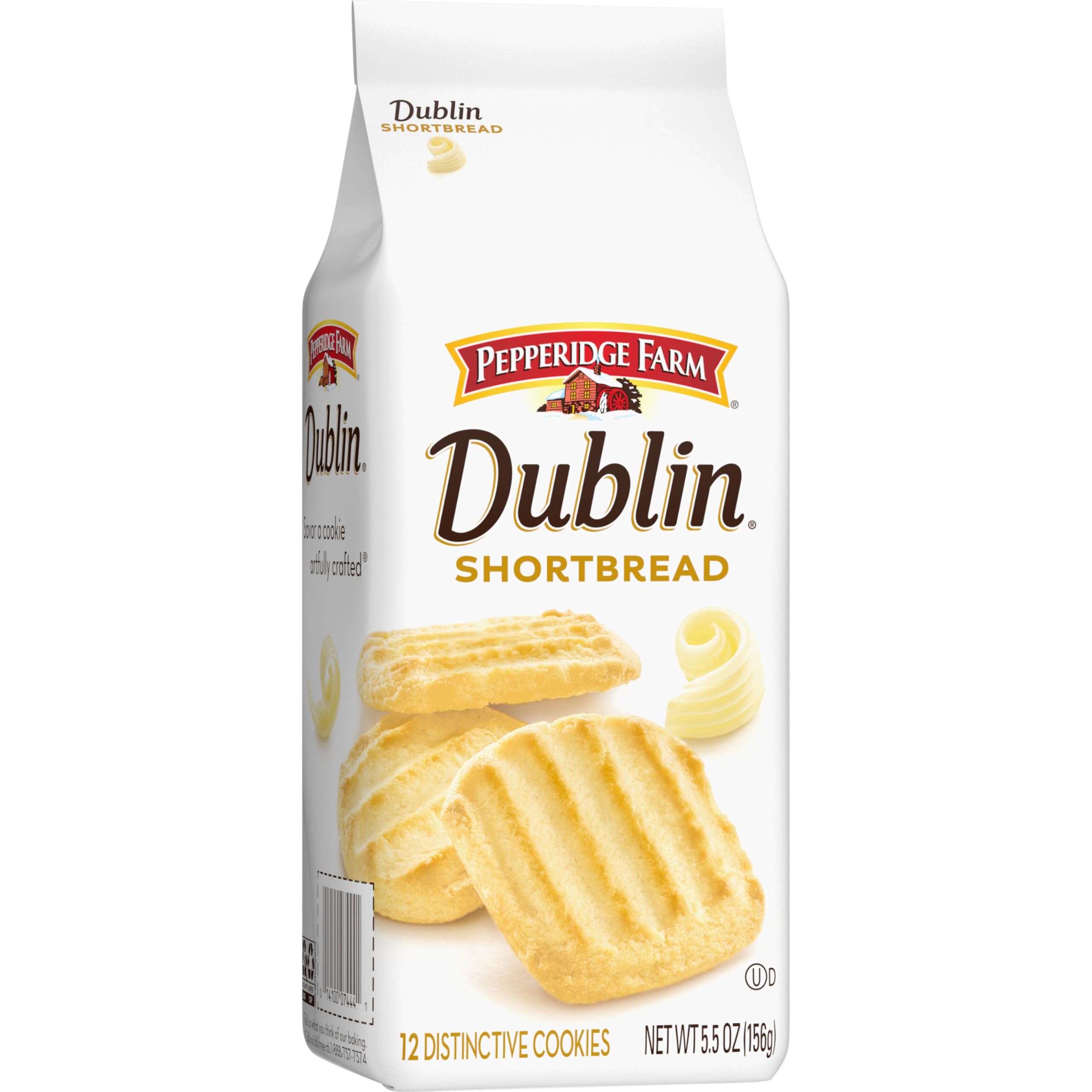 Pepperidge Farm Dublin Shortbread cookies—baking process captured in the image.