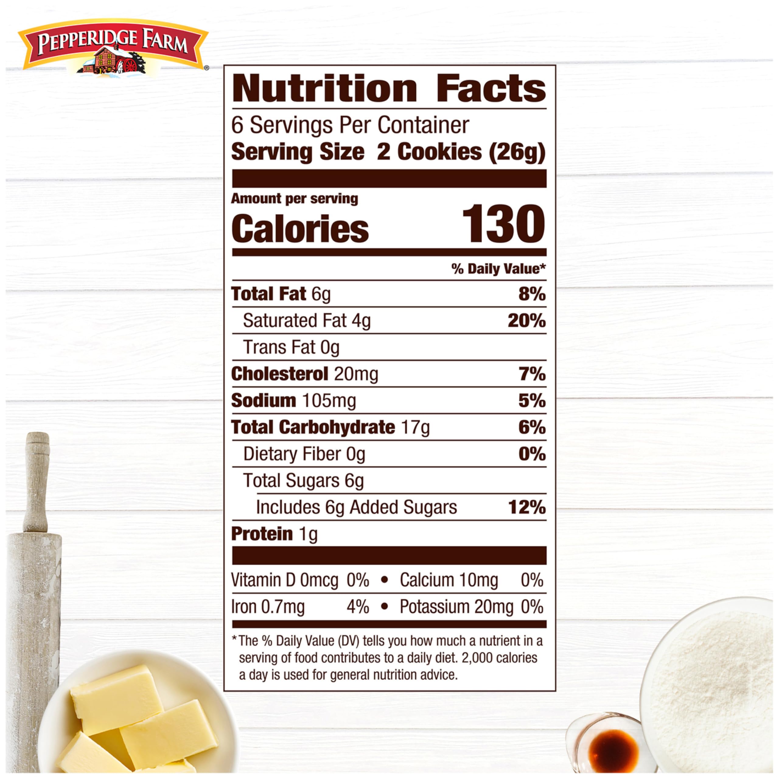 Pepperidge Farm Dublin Shortbread cookie—buttery texture, perfect with coffee.