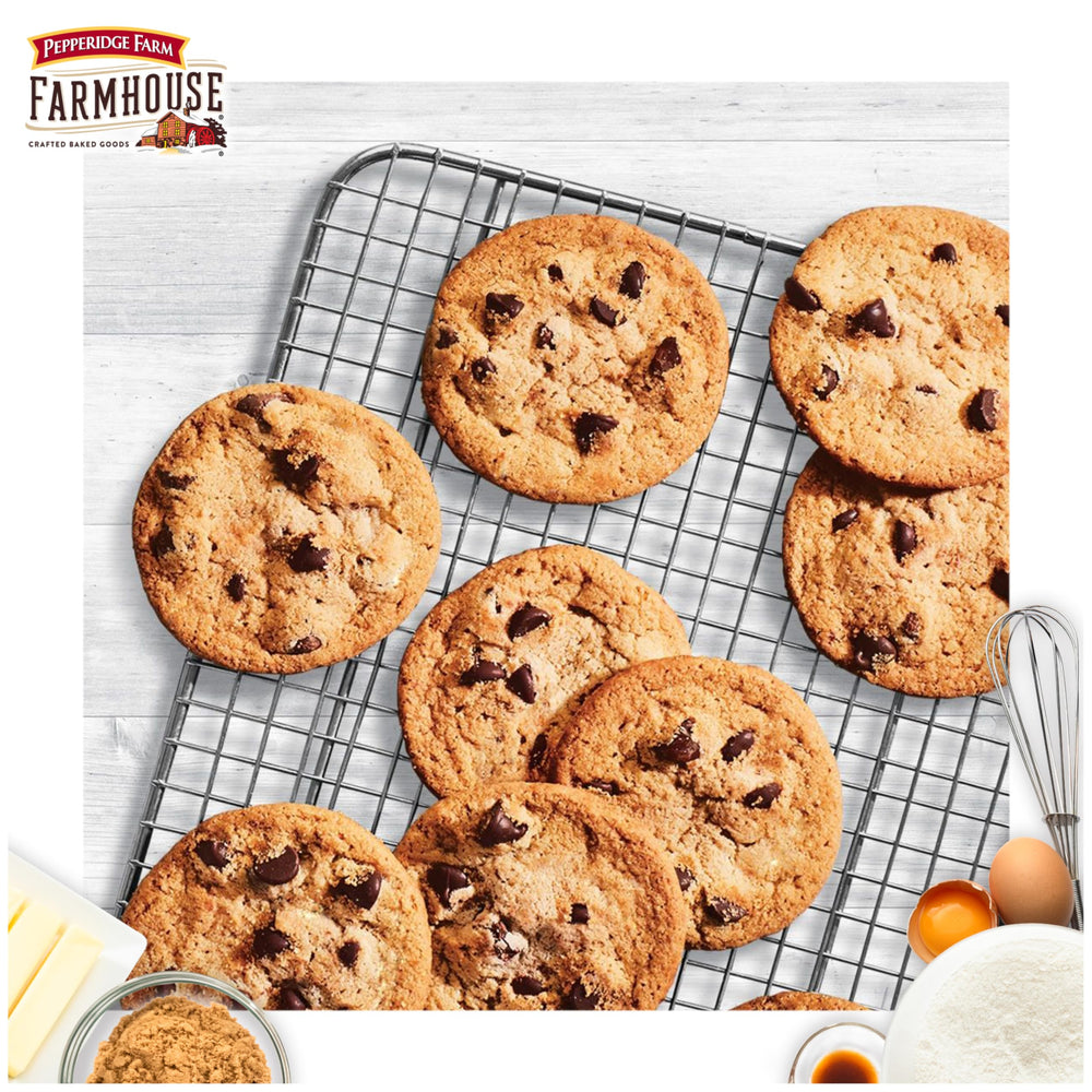 Bag of Pepperidge Farm Farmhouse cookies for pantry freshness.