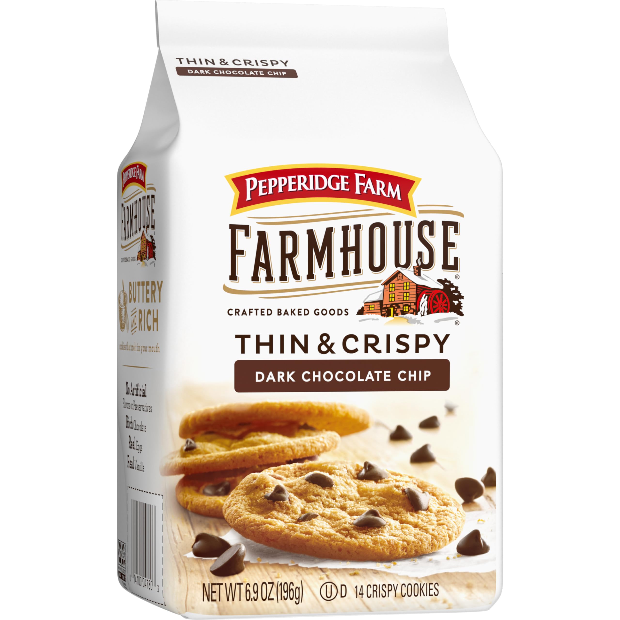 Ice cream sandwich idea using Pepperidge Farm Farmhouse cookies.