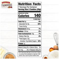 Pepperidge Farm Farmhouse cookies dunked in milk for a comforting snack.