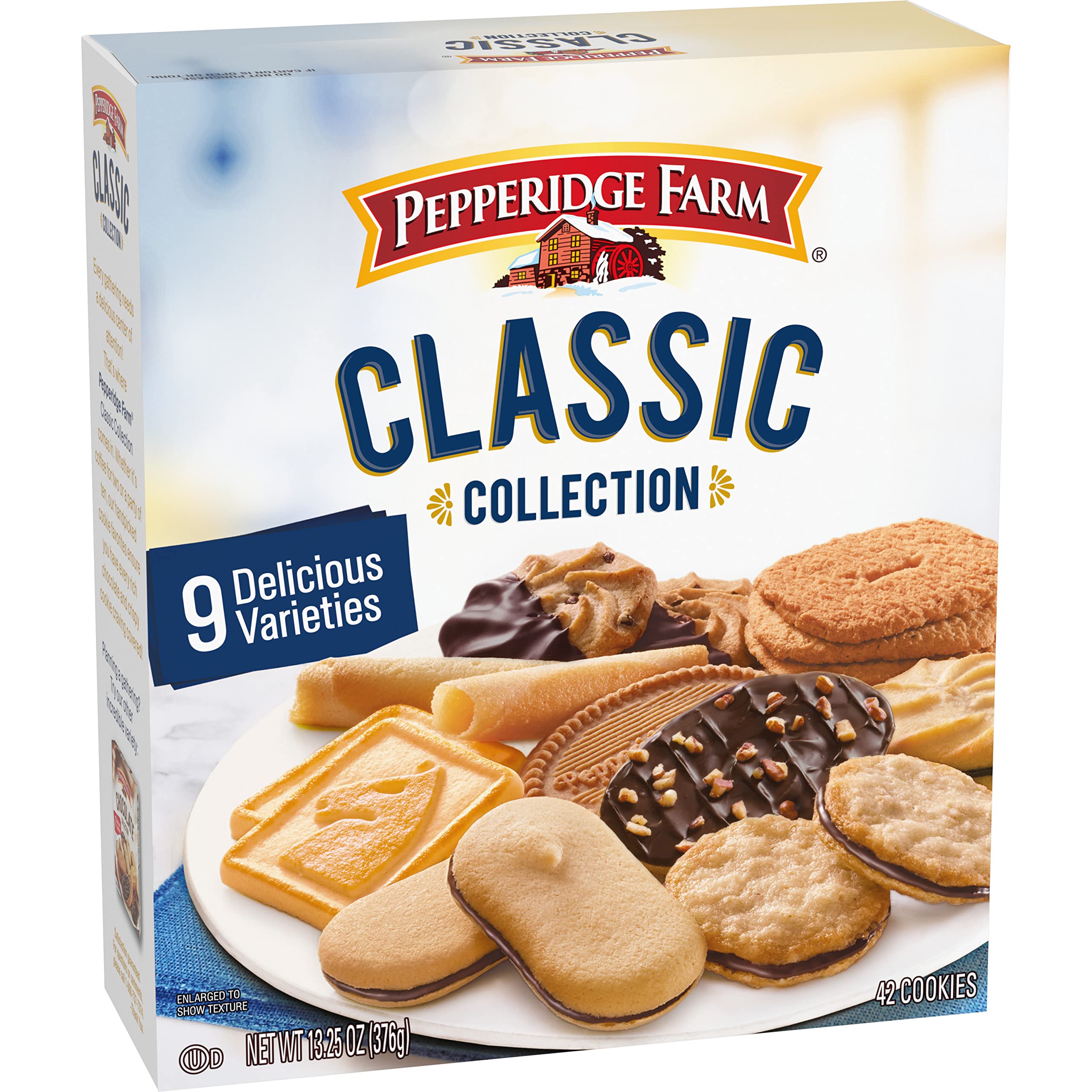 Pepperidge Farm Geneva cookies, chocolate and pecan notes with a glamorous texture.