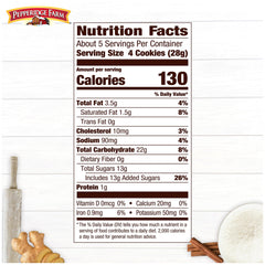 Pepperidge Farm Gingerman cookies deliver a crispy texture for a satisfying snack
