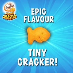 Pepperidge Farm Goldfish close-up showing baked texture and bold salt-and-vinegar flavor