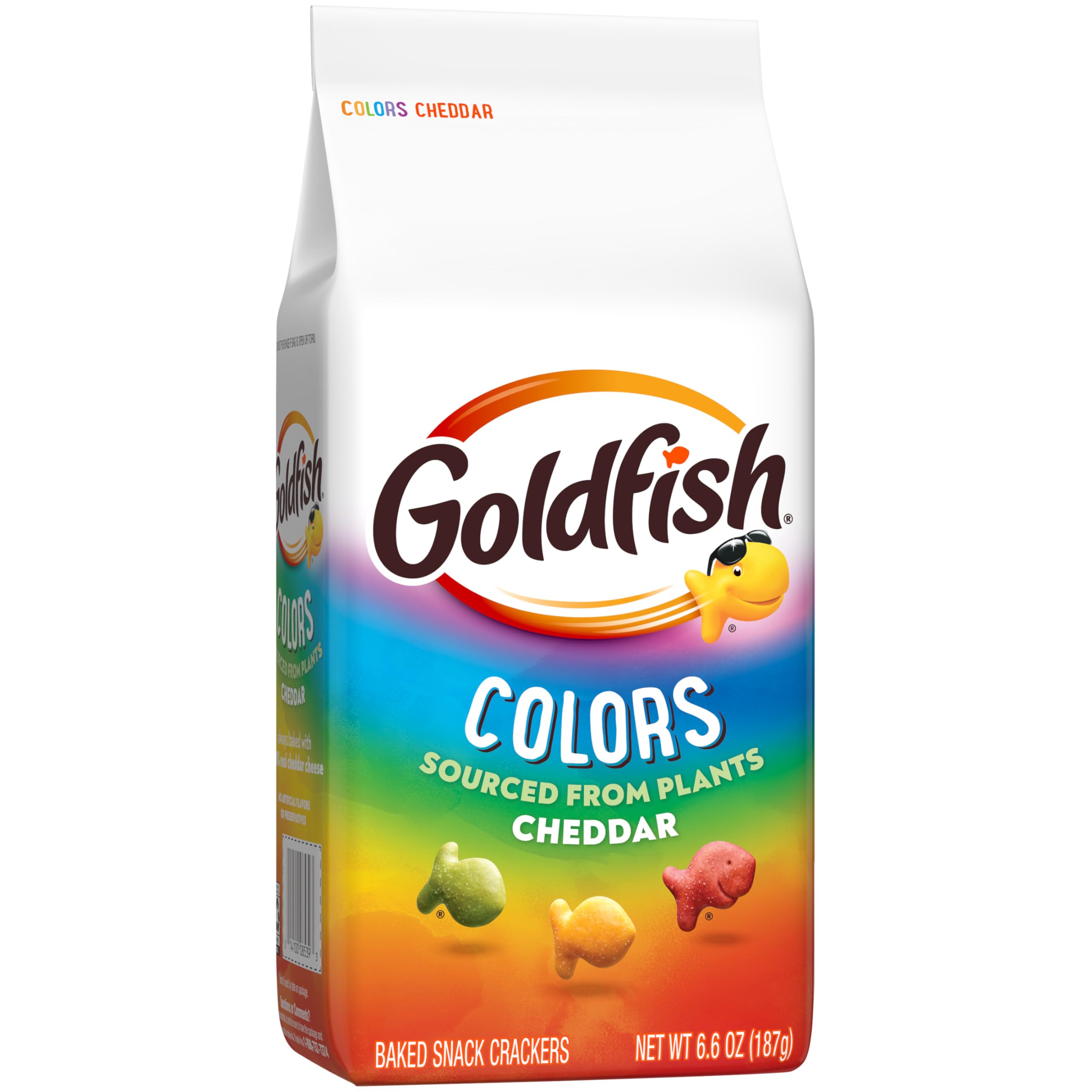 Pepperidge Farm Goldfish Colors Cheddar Crackers serving idea for busy days.