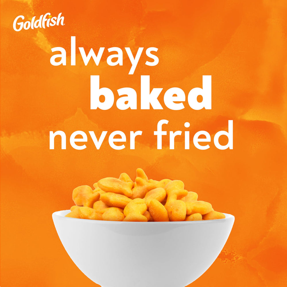 Pepperidge Farm Goldfish crushed as breadcrumb alternative adding cheesy coating