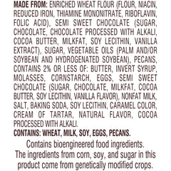 Pepperidge Farm Lido cookie swirl, crisp texture with rich chocolate notes.