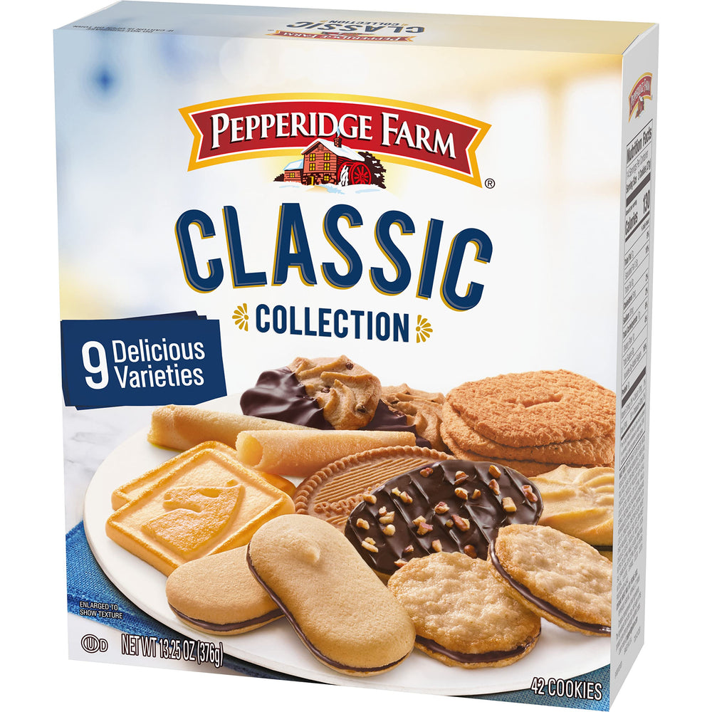 Pepperidge Farm Lisbon cookies, chocolate swirls with a delicate melt.