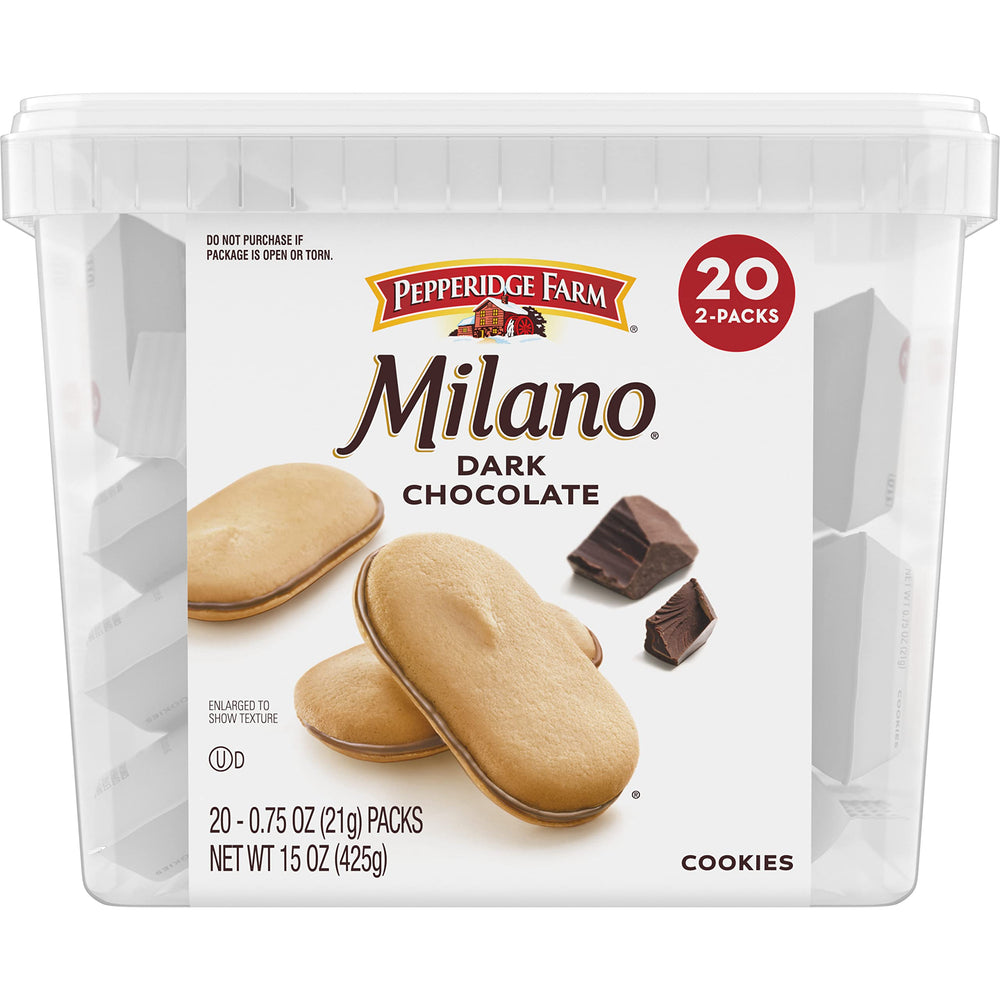 Pepperidge Farm Milano Dark Chocolate is dunk-ready with coffee.