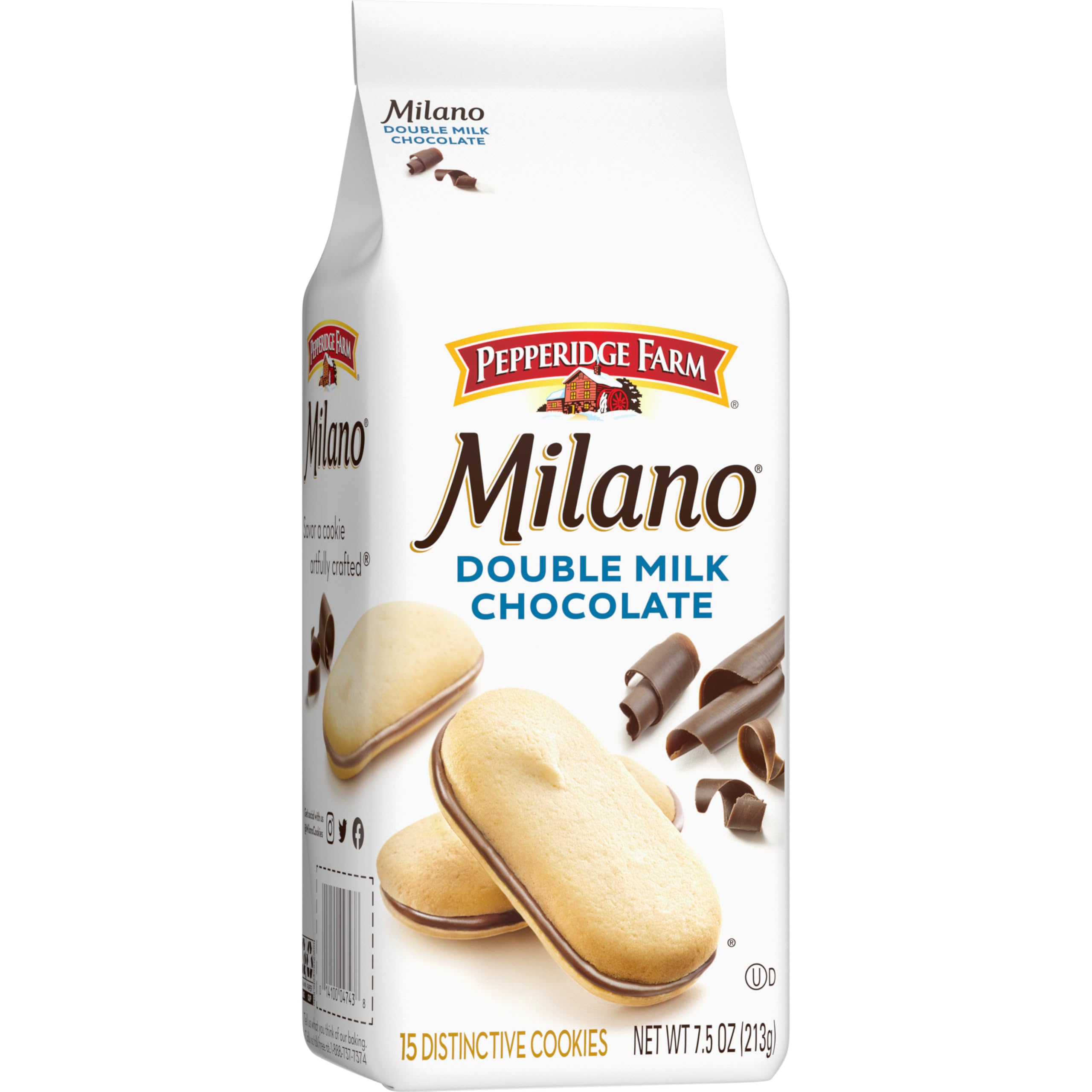 Gift-ready 7.5-ounce Milano cookie bag with elegant packaging