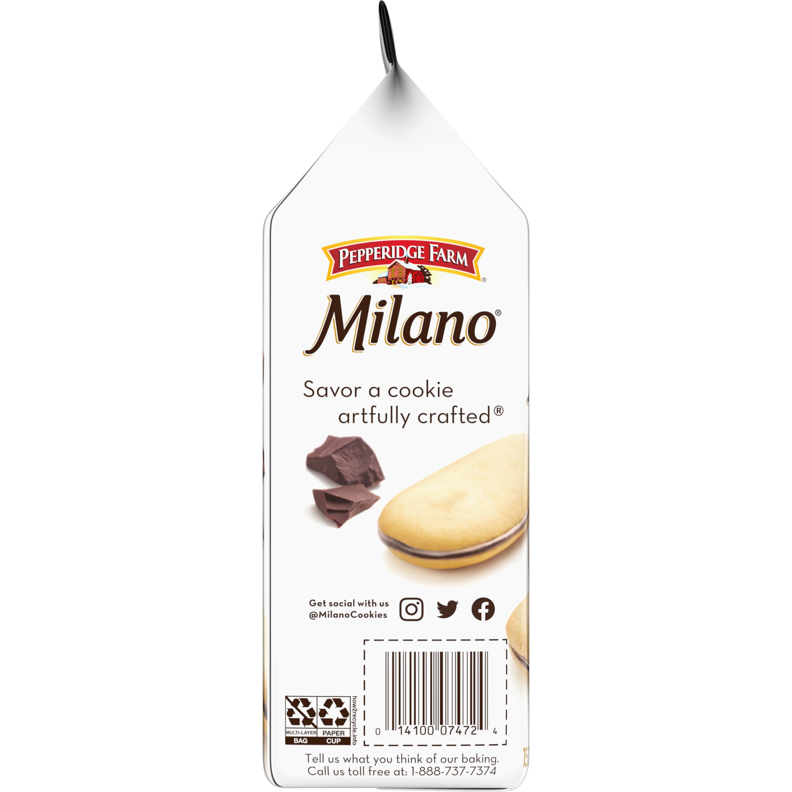 pepperidge farm ingredient and nutrition label view helping shoppers check contents and info