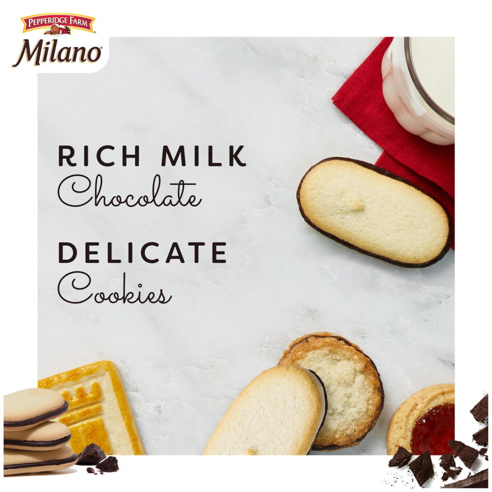 Milano cookies paired with a cup of coffee for an afternoon break