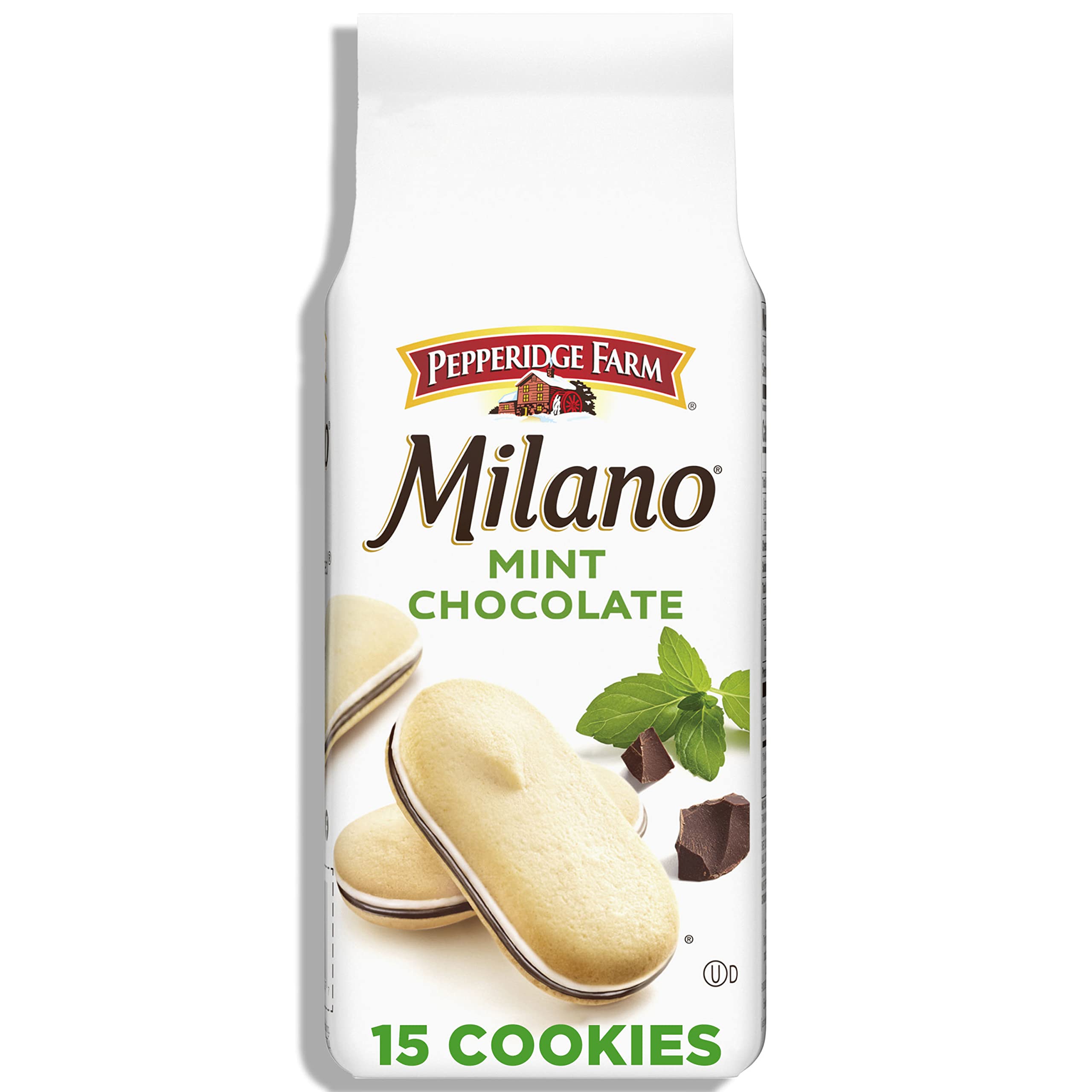 Pepperidge Farm Milano Mint Chocolate Cookies pack—ideal for sharing at gatherings