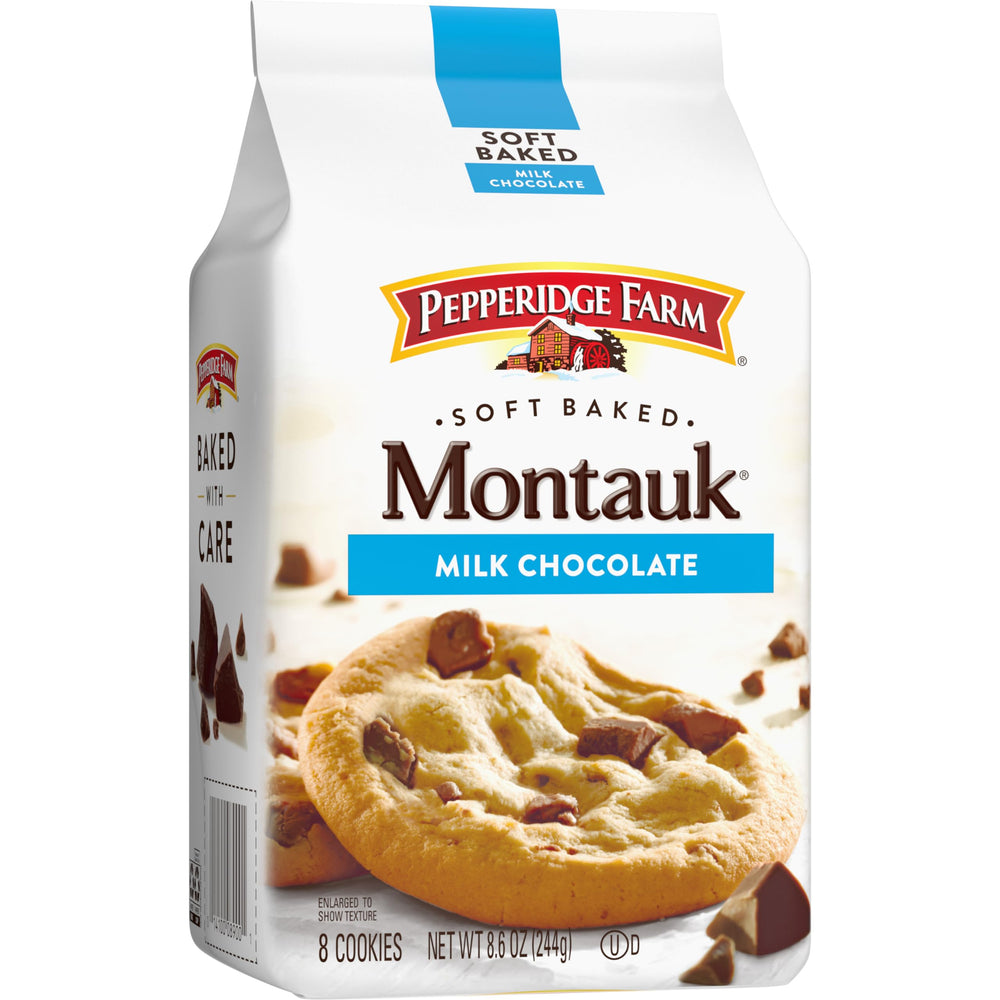 Pepperidge Farm Montauk cookies served with coffee for a morning break.