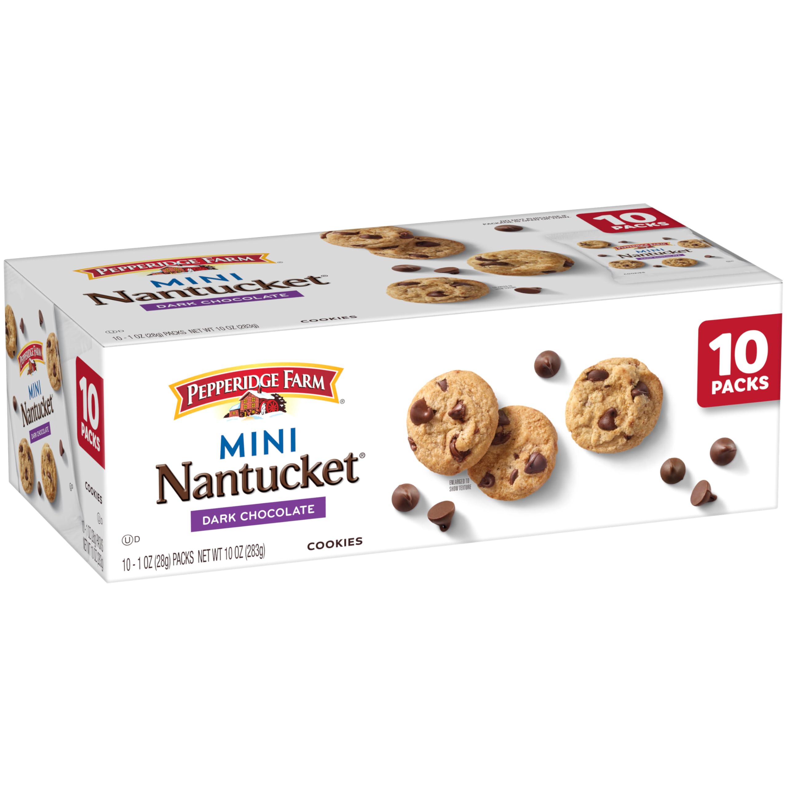 Pepperidge Farm Nantucket mini cookies in lunchbox – tasty school-day snack.