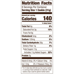 Pepperidge Farm Newport cookies close-up showing chips and sea salt for rich flavor.