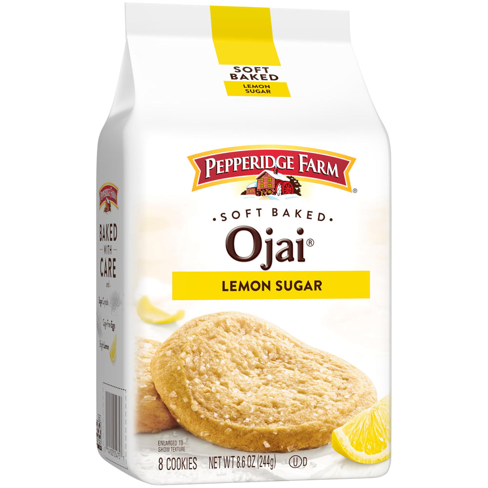 Pepperidge Farm Ojai Soft Baked Lemon Sugar Cookies ice cream sandwich idea.