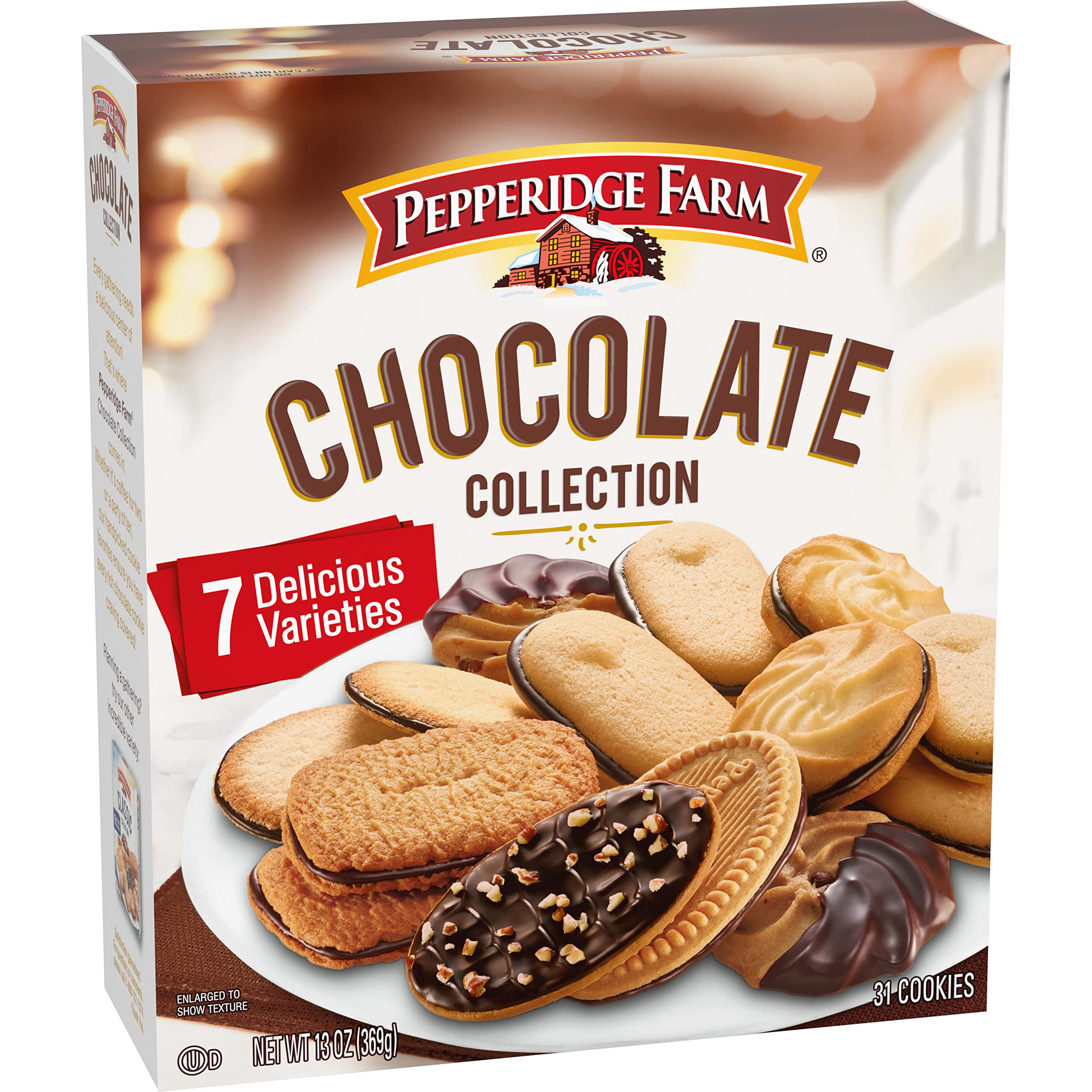 Pepperidge Farm Orleans delicate cookie, refined chocolate notes.