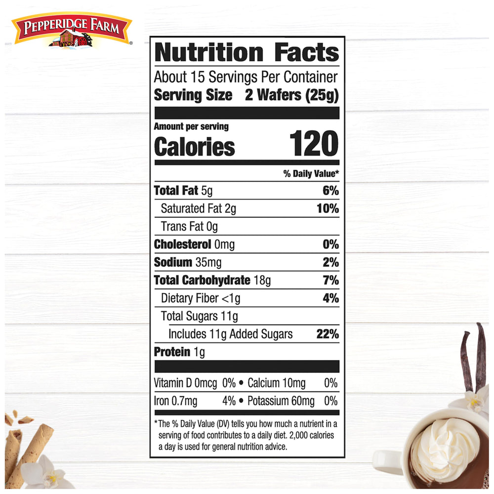 Pirouette creme-filled wafers close-up showing crisp texture and smooth filling.