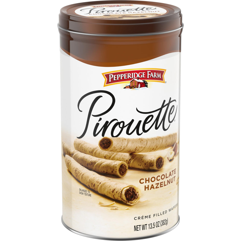 Elegant kitchen scene features Pirouette wafers and a coffee cup