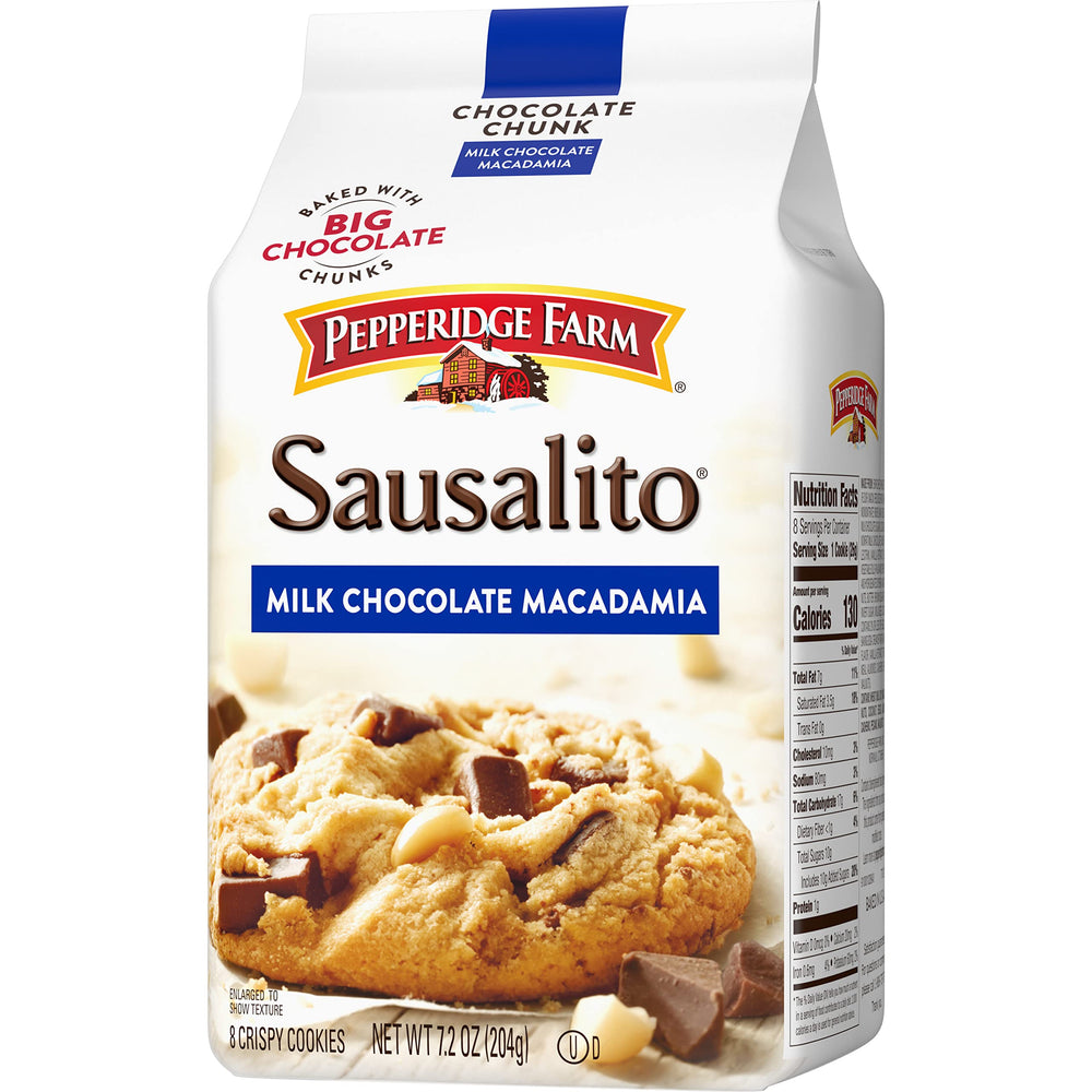 Pepperidge Farm Sausalito 8-cookie pack—great pantry staple for snacking.