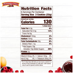 Pepperidge Farm Verona apricot-raspberry thumbprint cookies bag front view
