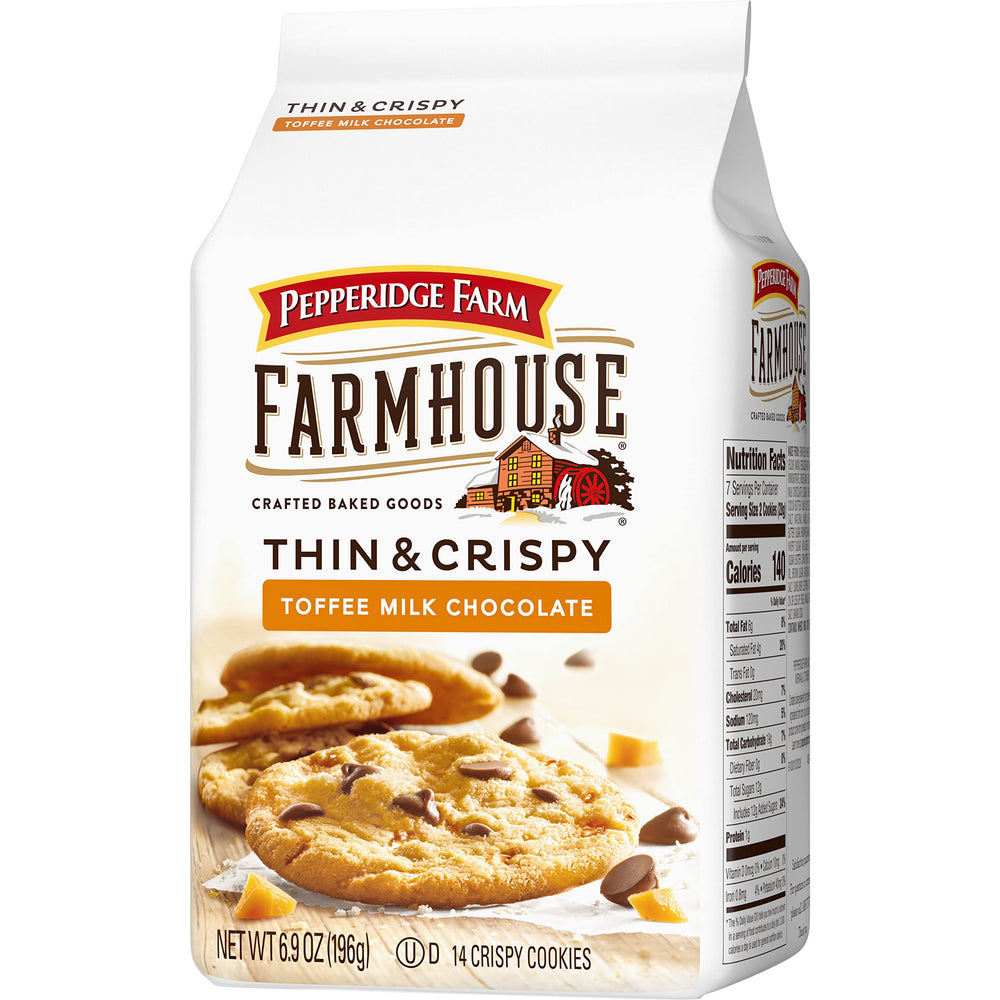Pepperidge Farmhouse 6 9 ounce bag label visible on packaging