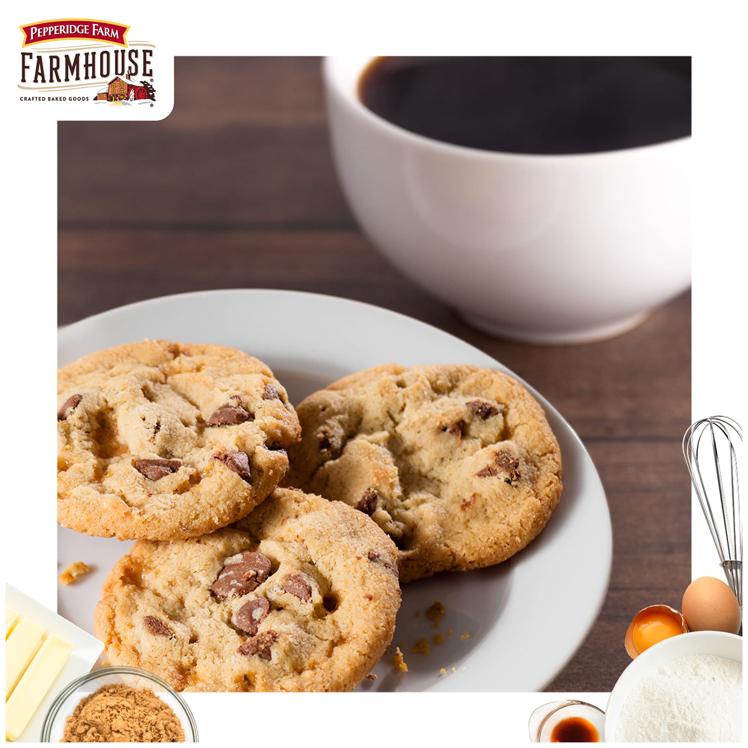 Pepperidge Farmhouse butter and vanilla dough texture in view