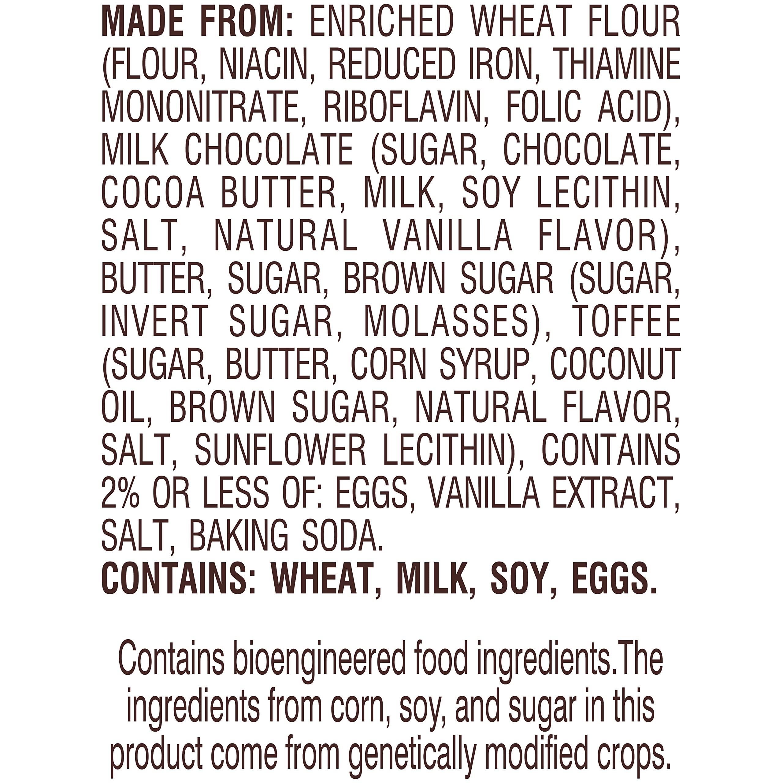 Pepperidge Farmhouse toffee milk chocolate cookie bite highlighting crisp edges