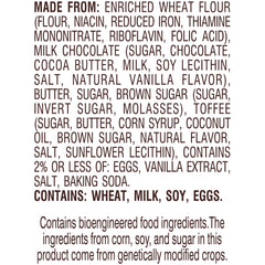 Pepperidge Farmhouse toffee milk chocolate cookie bite highlighting crisp edges