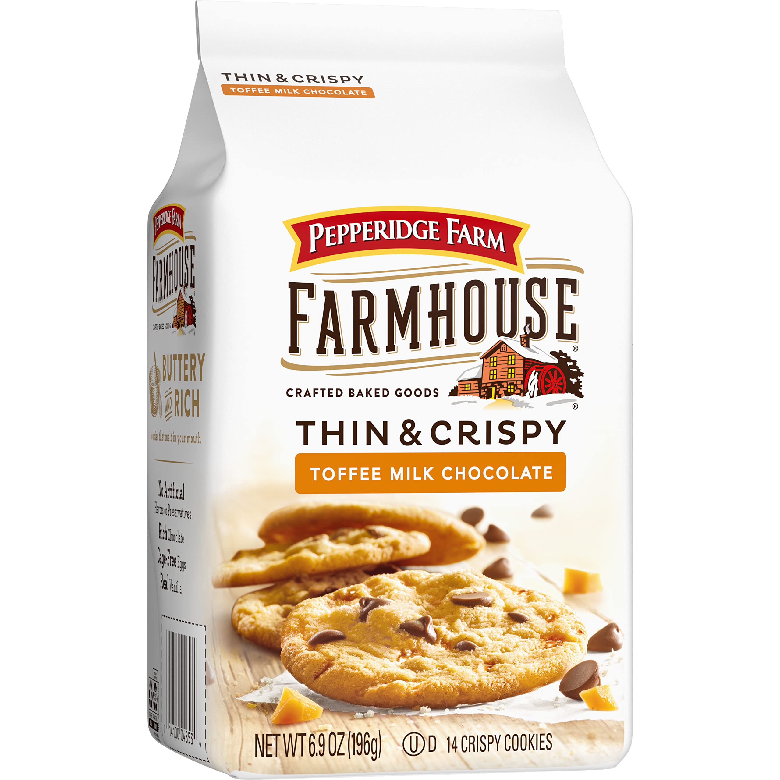 Pepperidge Farmhouse wide shot of packaged cookies for sharing