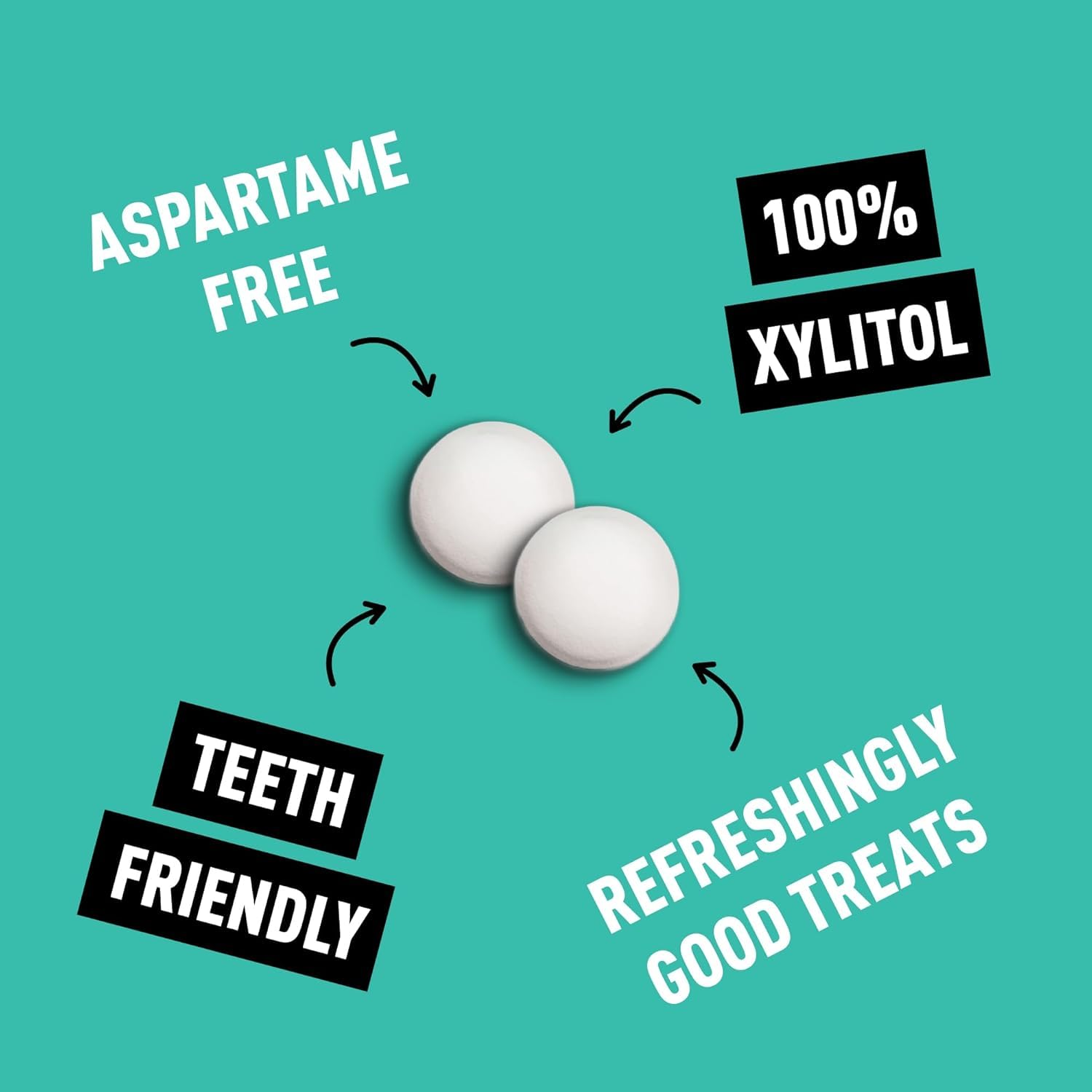 Peppersmith mints in hand, portable peppermint flavor.