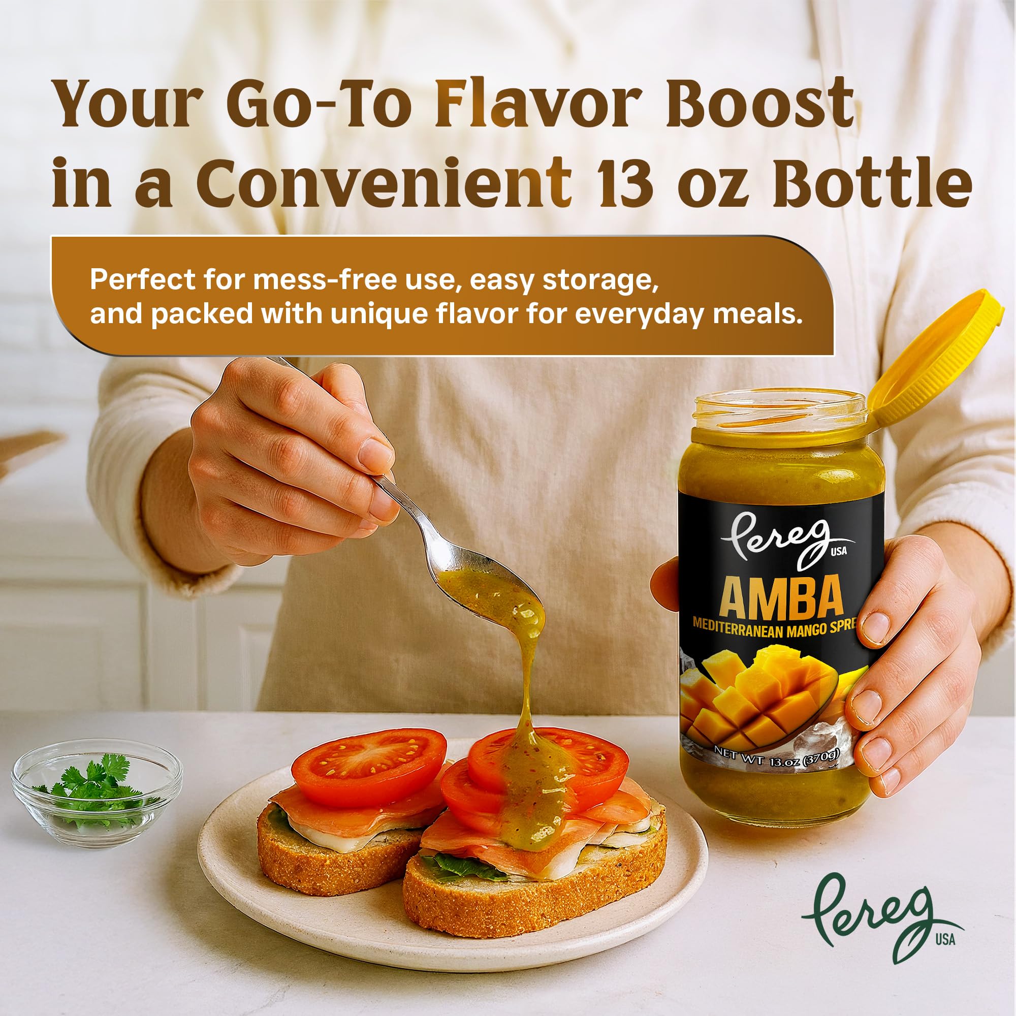 Pereg Amba as marinade base adds tang to grilled meats.