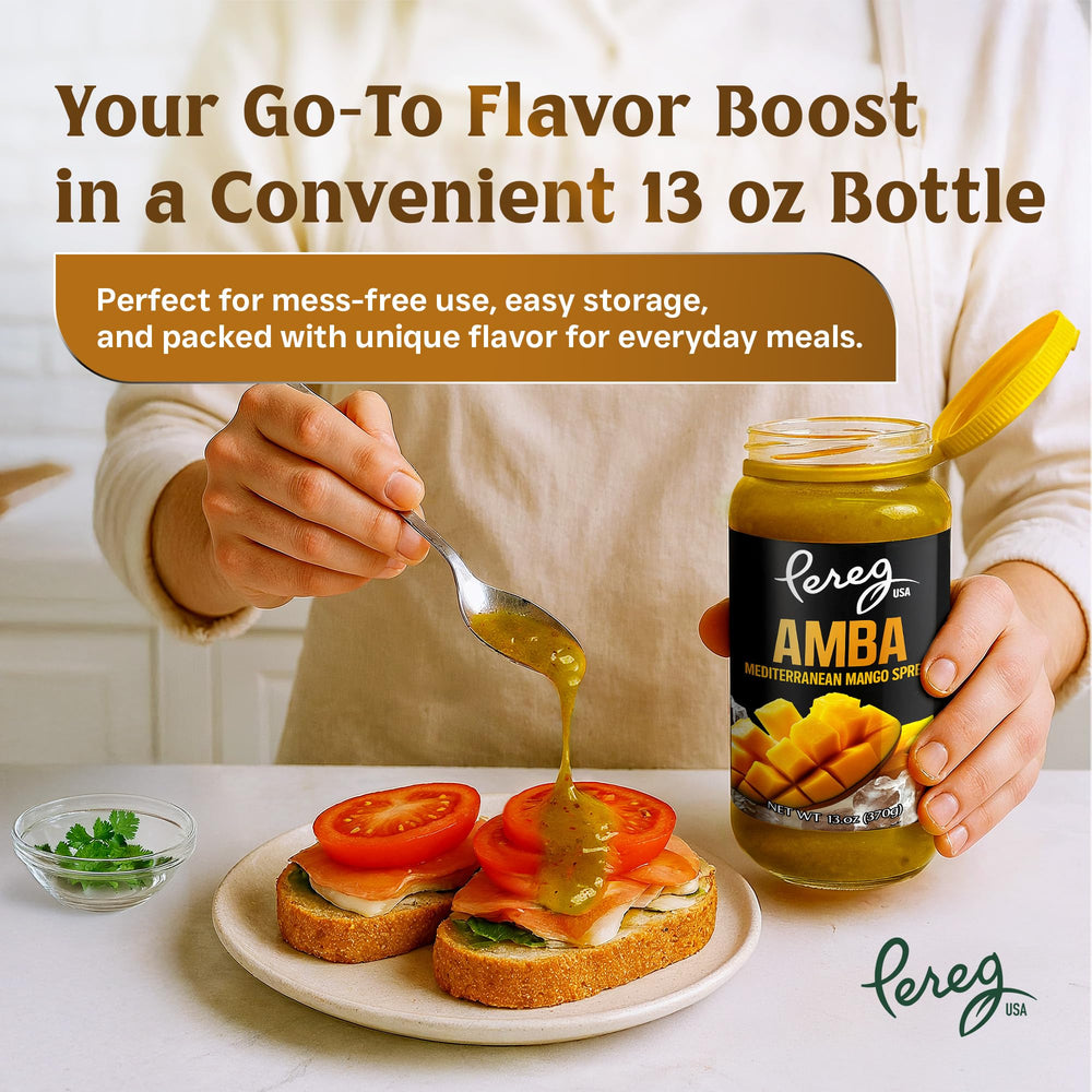 Pereg Amba as marinade base adds tang to grilled meats.