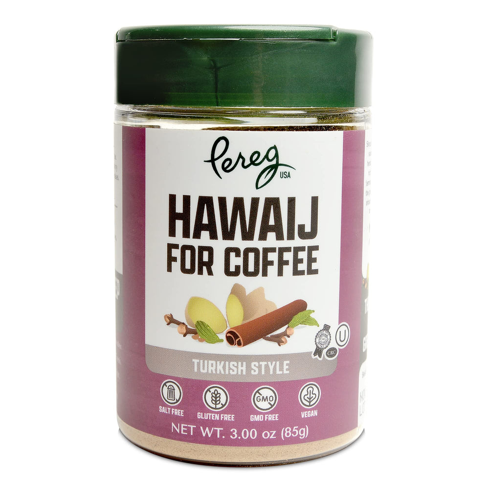 Pereg Coffee Mix dairy drink addition for spice uplift.