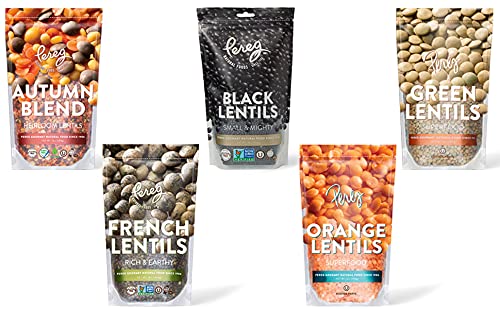 Pereg Du Puy lentils cooking image highlights quick prep and holds shape