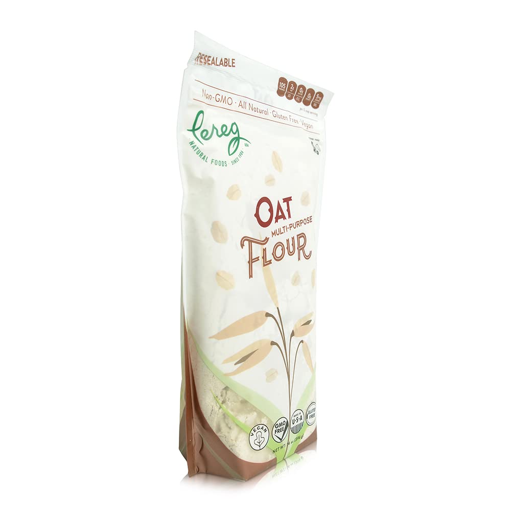 Pereg Oat Flour cookies baking shows chewy, gluten-free treats.