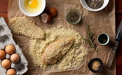 Pereg Panko-coated chicken dish demonstrates versatile crust