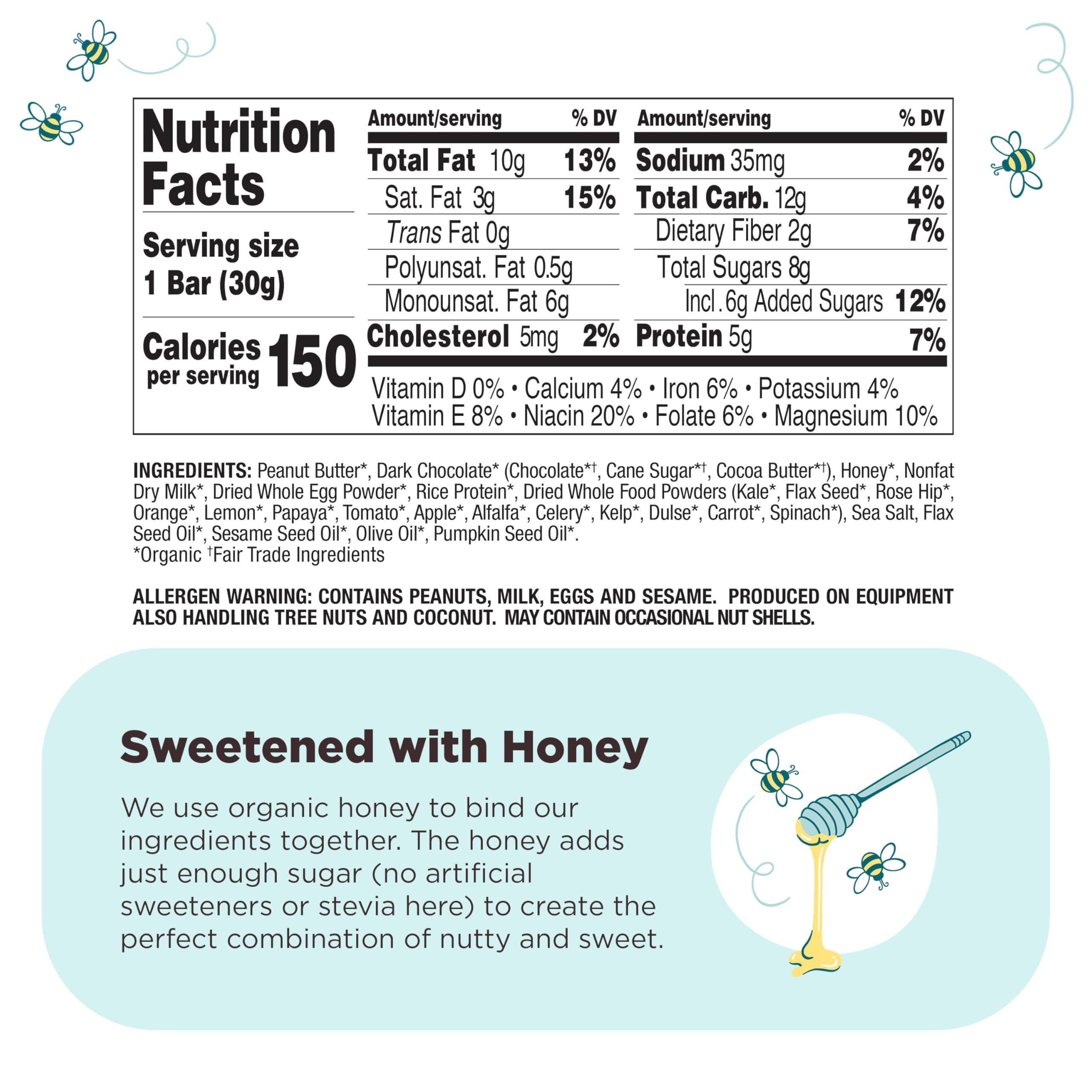Gluten-free and soy-free Perfect Bar Mini suits clean snack days.