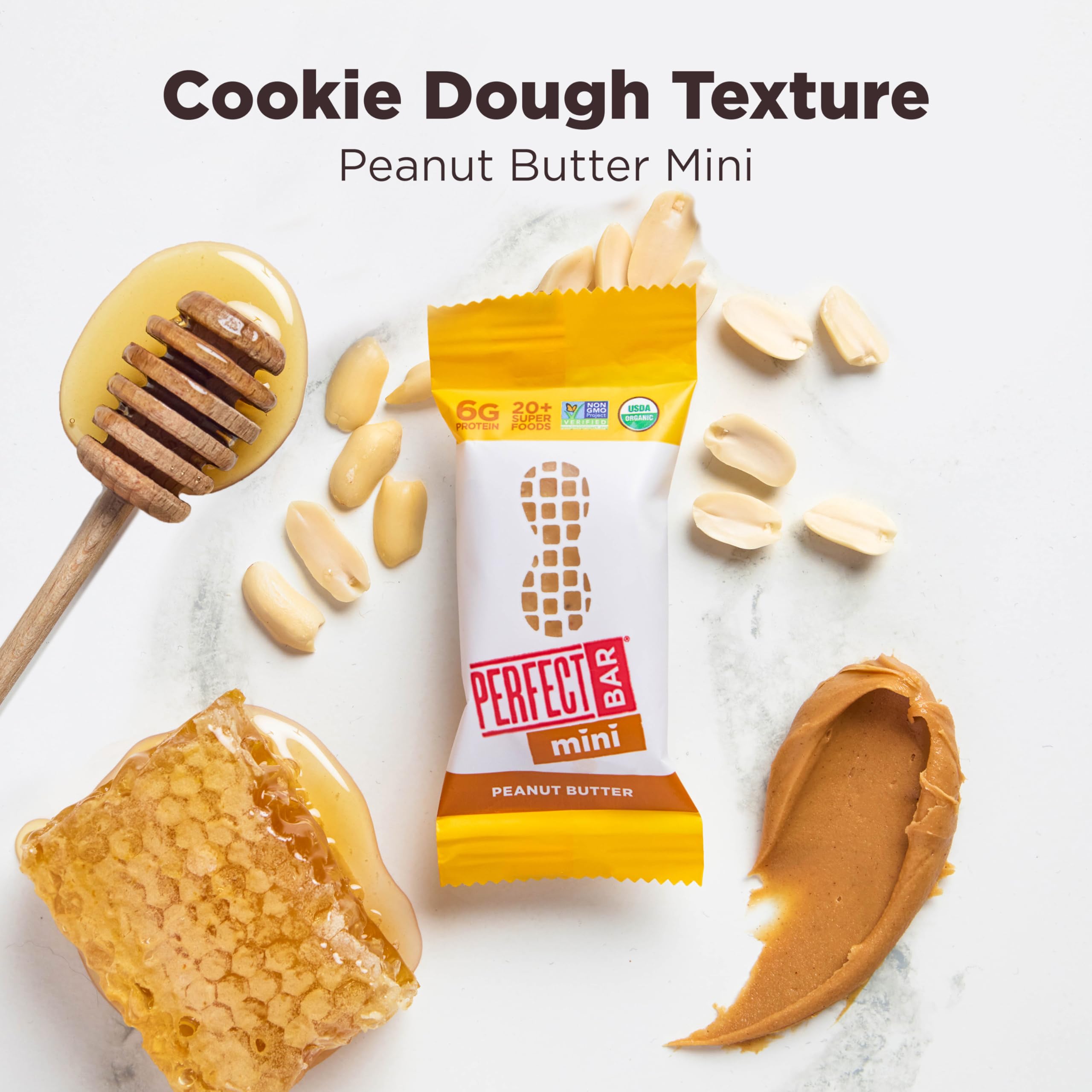 Gluten-free, soy-free, non-GMO label highlights clean ingredients.