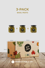Perfect Choice Basil Pesto as a dipping sauce for warm crusty bread