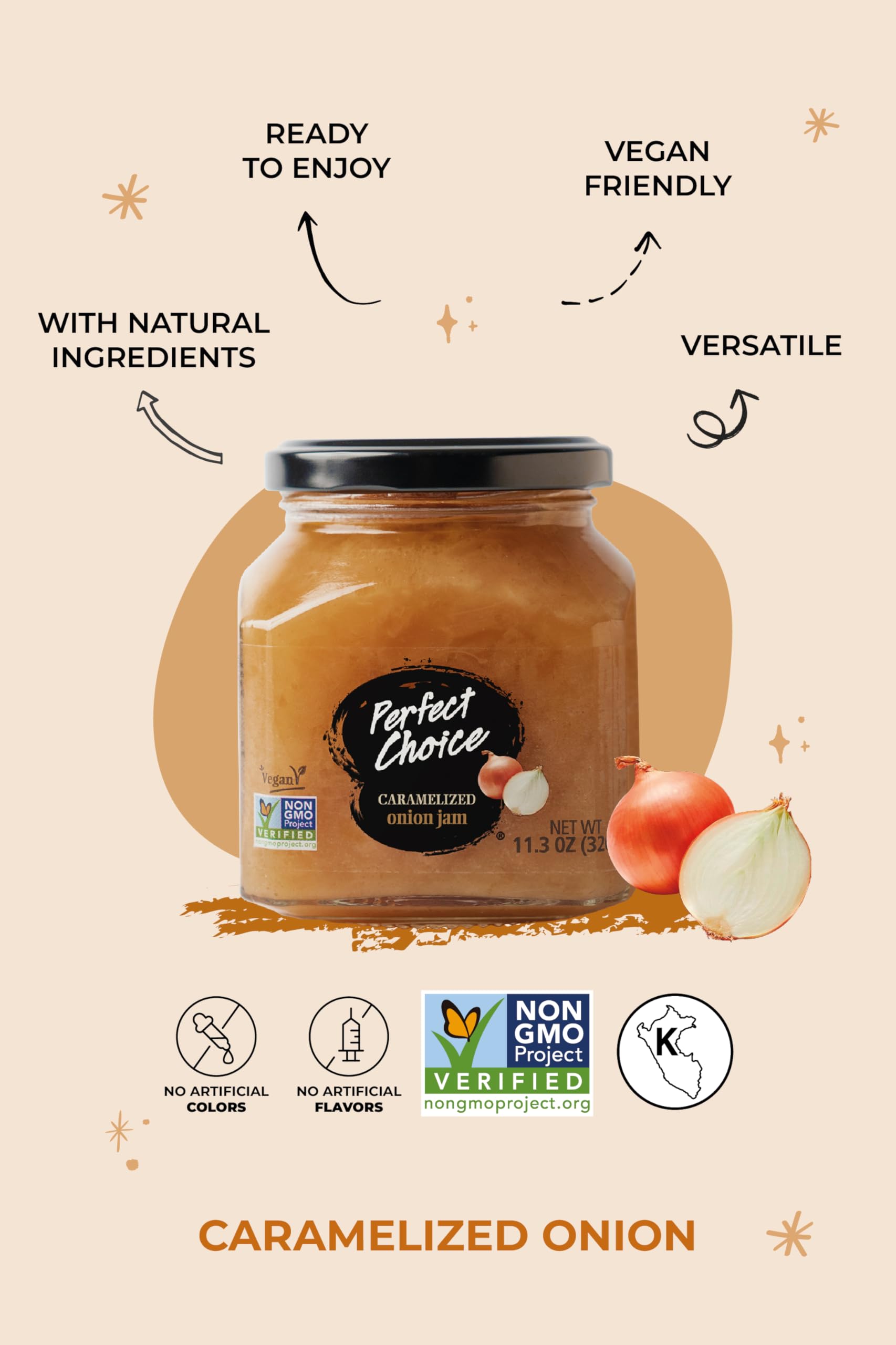 Perfect Choice Caramelized Onion burger topping elevates grilled meats.