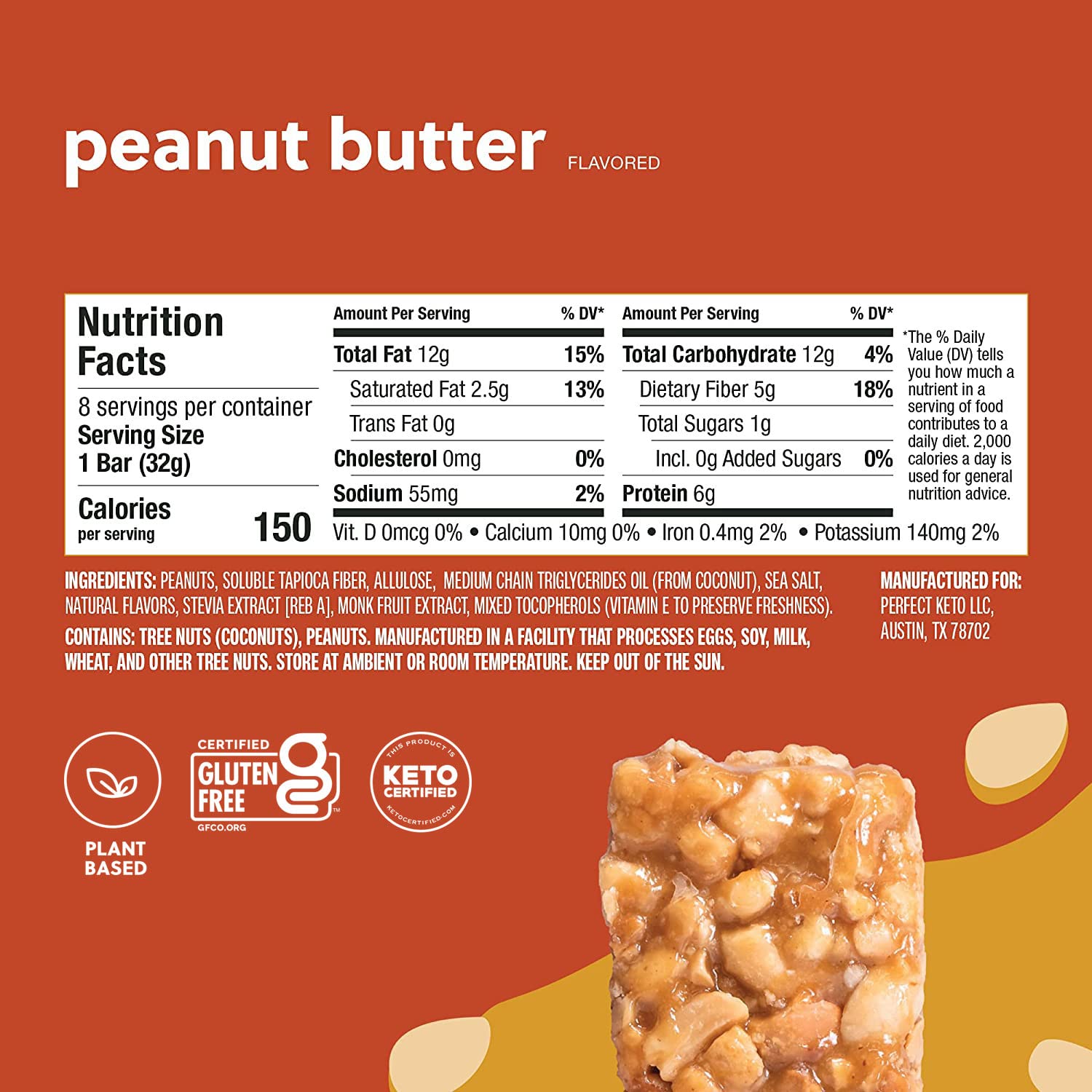Perfect Keto Nola Bars breakfast serve: a chewy, protein-rich start to your day.