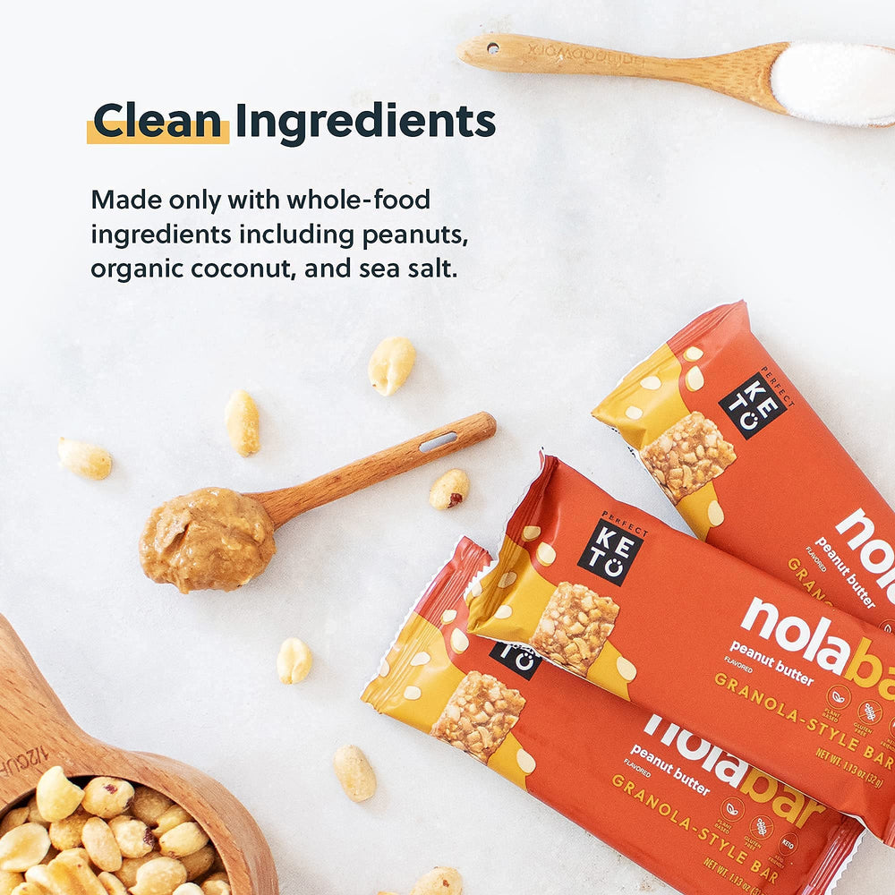 Perfect Keto Nola Bars on-the-go snack: portable protein for travel or work.