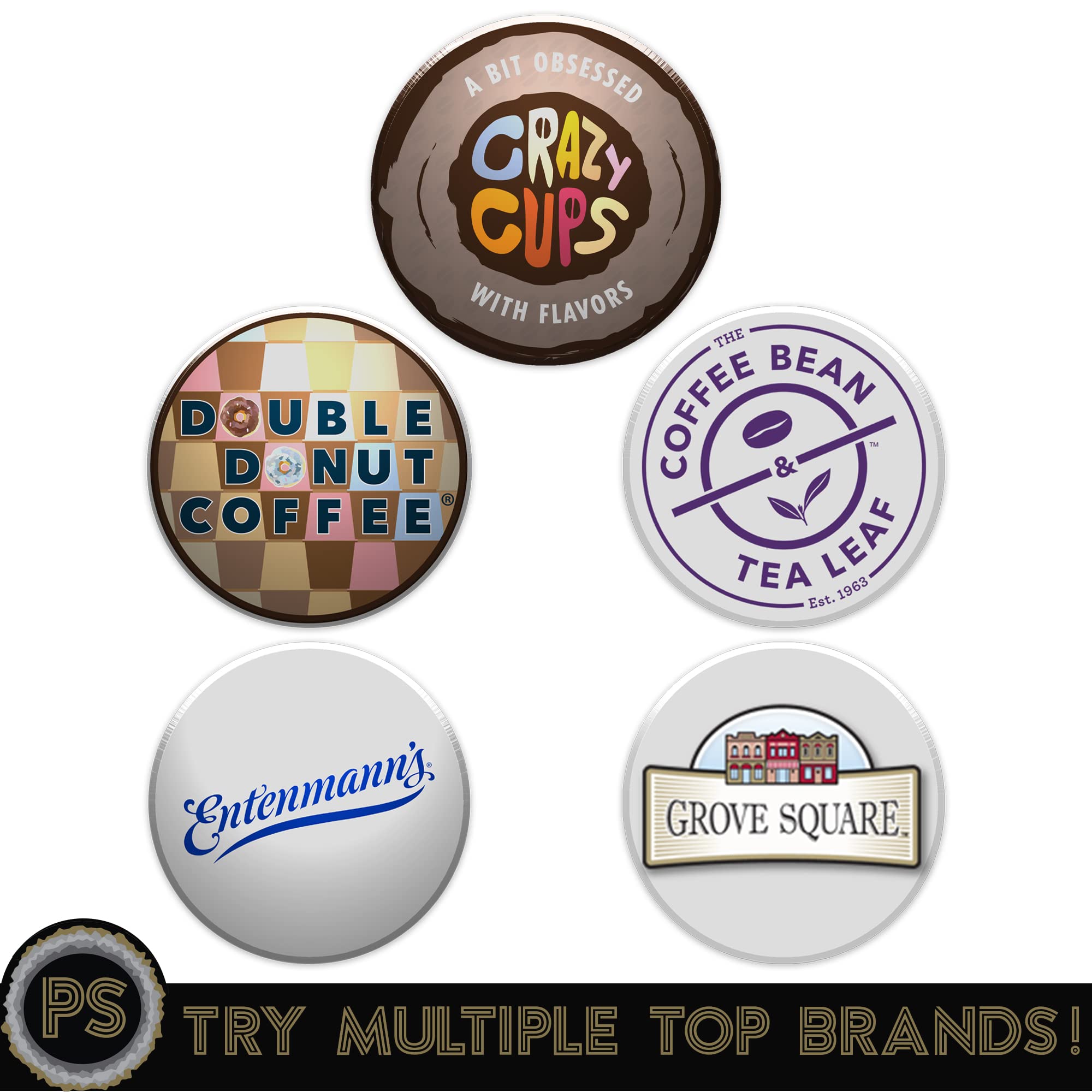 Individually packaged Perfect Samplers pods—fresh, ready-to-use single servings