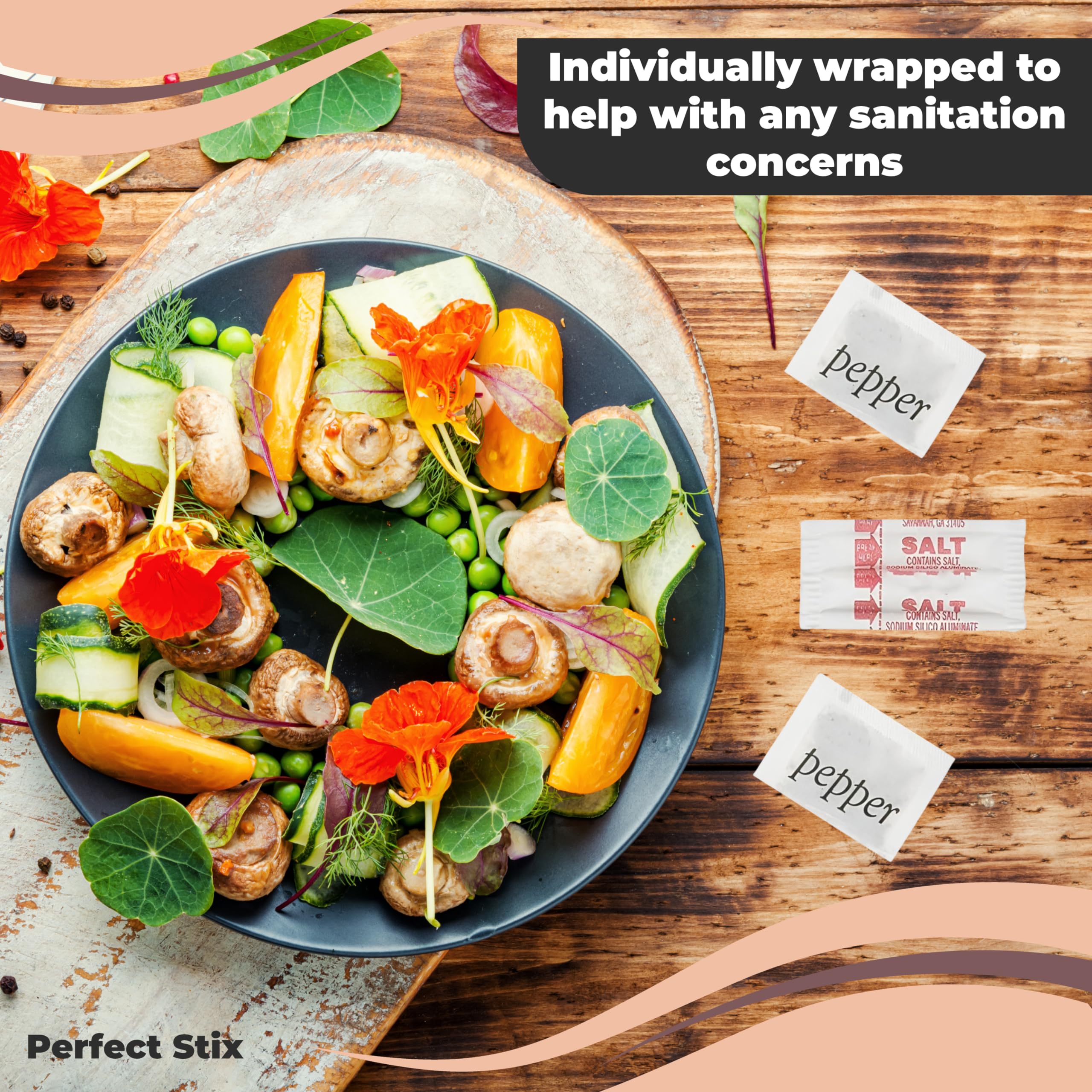 Perfect Stix portion-control packaging helps reduce cost and waste.