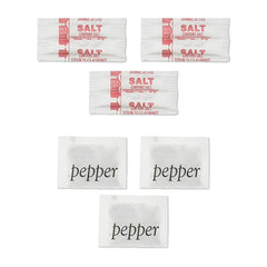 Perfect Stix salt packets, individually wrapped for sanitation and portion control.
