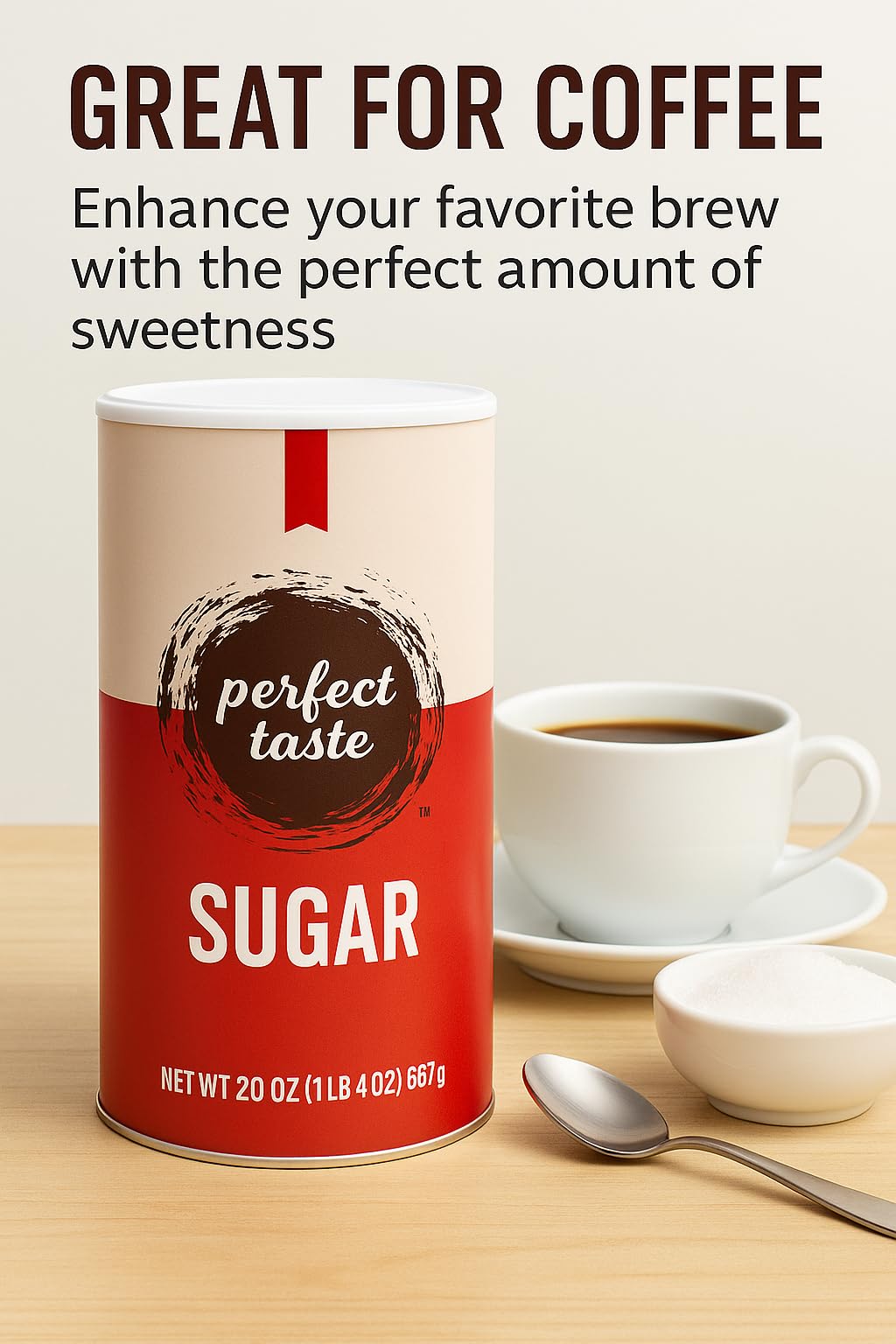 Perfect Taste sugar in office break rooms simplifies daily beverages.