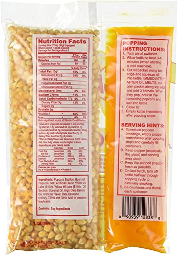 Perfectware kernels, coconut oil and salt kit for tasty, easy-at-home popcorn
